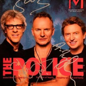 Photo of The Police signed magazine 