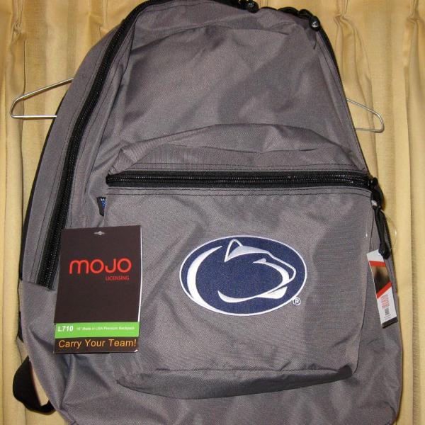 Photo of BACKPACK-PENN STATE COLLEGE OFFICIAL TEAM LOGO - NEW -NEVER USED