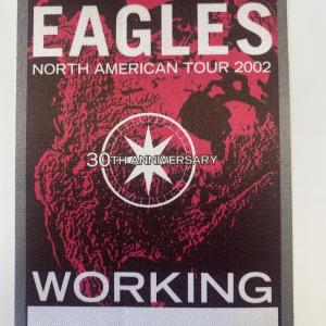 Photo of Eagles concert backstage pass 