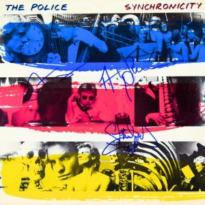 Photo of The Police signed Synchronicity album