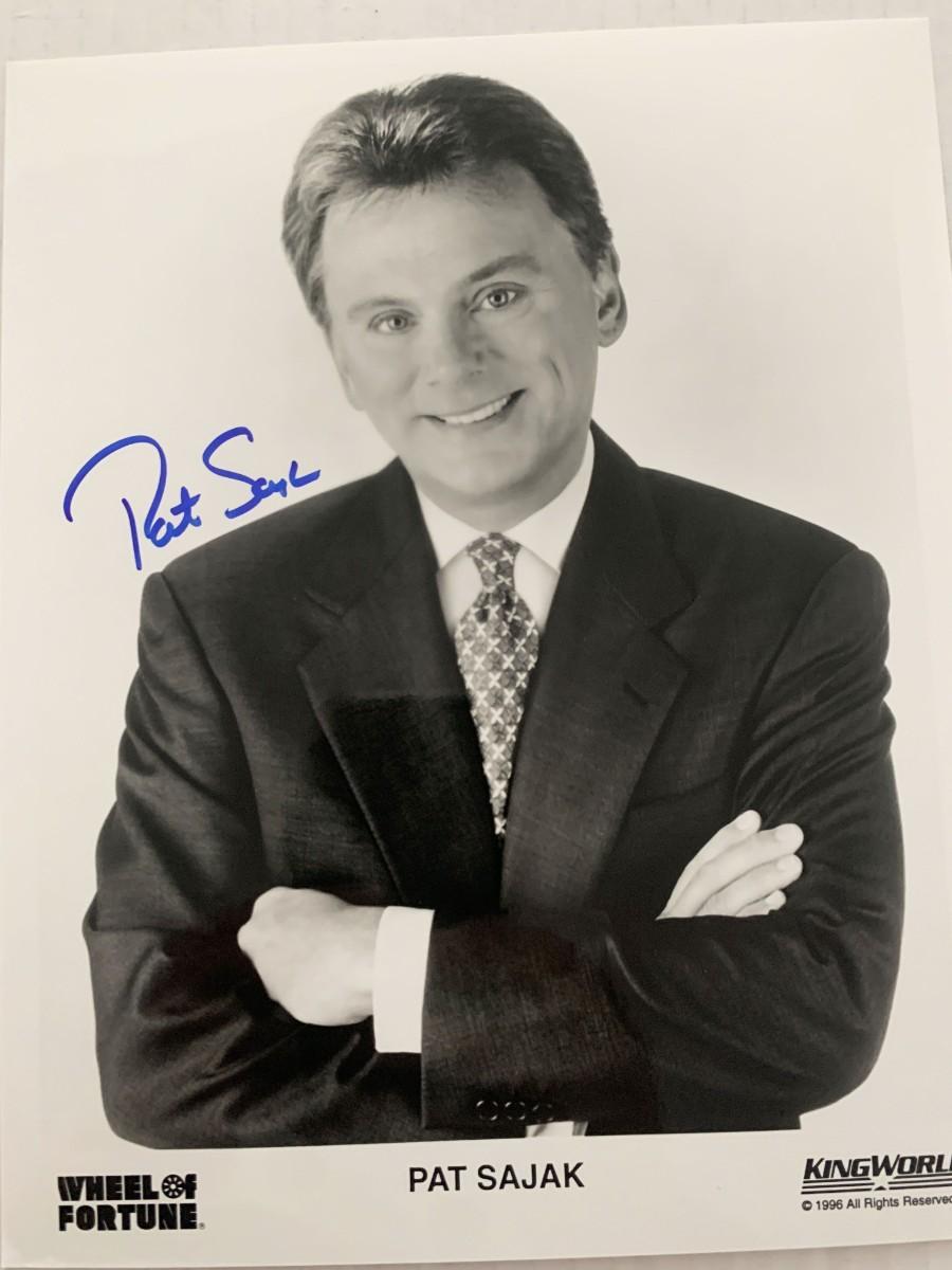 Photo 1 of Wheel of Fortune Pat Sajak signed photo