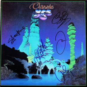 Photo of Yes signed Classic Yes album 