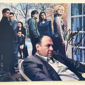 Photo of The Sopranos James Gandolfini signed poster