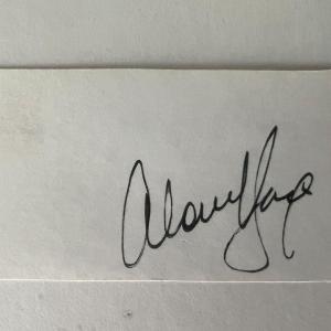 Photo of Alan King original signature