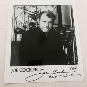 Photo of Joe Cocker signed photo 