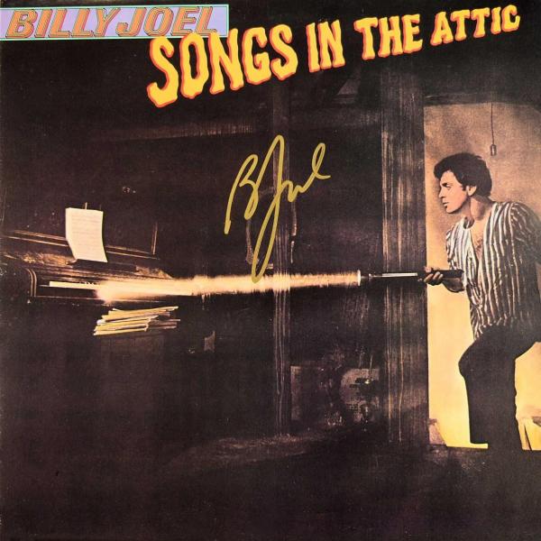 Photo of Billy Joel signed Songs In The Attic album