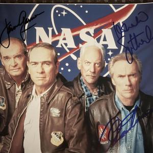 Photo of Space Cowboys cast signed movie photo 