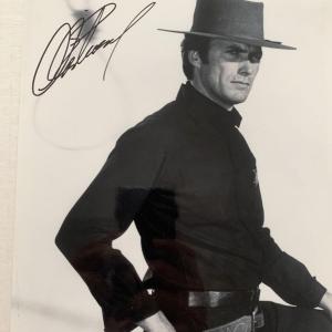 Photo of Clint Eastwood signed photo