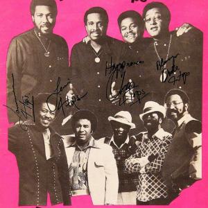 Photo of The Four Tops Signed program 