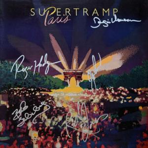 Photo of Supertramp signed Paris album