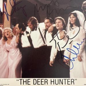 Photo of The Deer Hunter cast signed movie photo