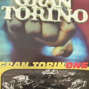 Photo of Gran Torino signed poster 