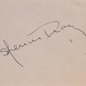 Photo of Spencer Tracy signature slip