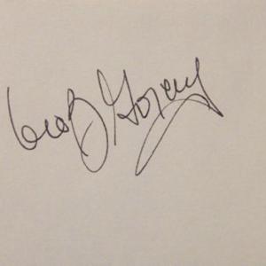 Photo of The Dead End Kids Leo B Gorcey signature slip 