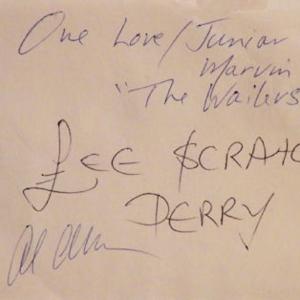 Photo of Junior Marvin & The Wailers signature slip
