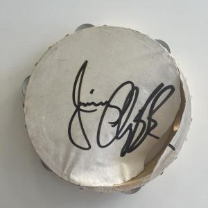 Photo of Jimmy Cliff signed tambourine