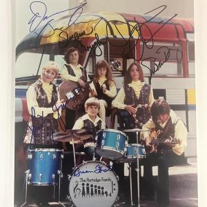 Photo of The Partridge Family cast signed photo