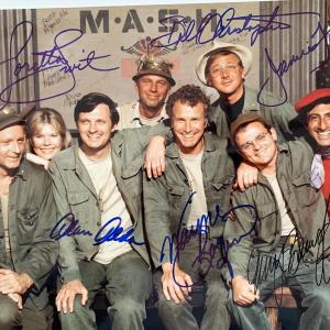 Photo of M*A*S*H cast signed photo