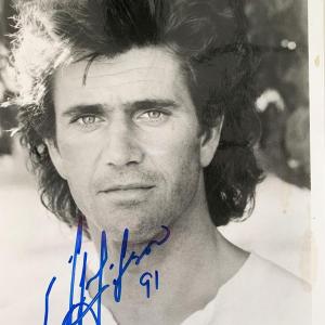 Photo of Mel Gibson signed photo