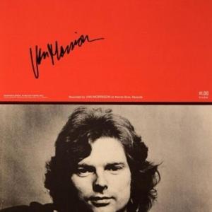 Photo of Van Morrison signed sheet music 