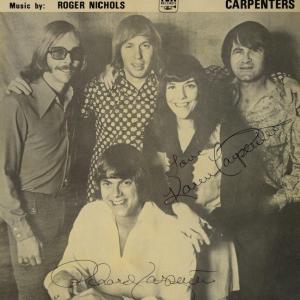 Photo of The Carpenters signed sheet music