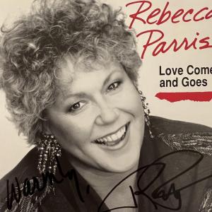 Photo of Rebecca Parris Love Comes and Goes signed CD
