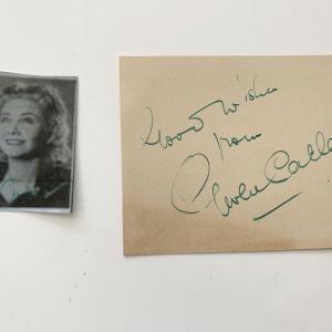 Photo of Gwen Catley Signature Cut and Photo