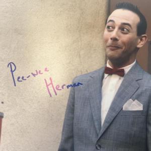 Photo of Pee-Wees Big Adventure Pee-Wee Herman signed photo