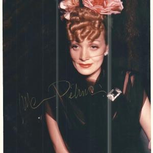 Photo of Marlene Dietrich signed photo
