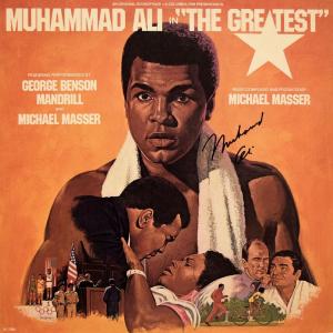 Photo of Muhammad Ali signed soundtrack 