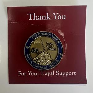 Photo of 2020 USMC Iwo Jima 75 year commemorative coin