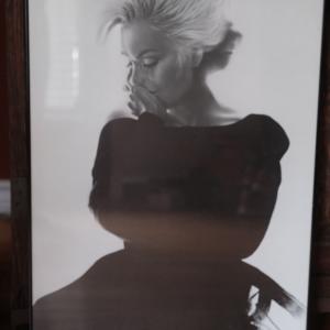 Photo of Marilyn Monroe framed painting/drawing Signed and numbered 