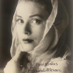 Photo of Princess Grace Kelly signed photo