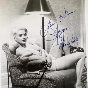 Photo of Jayne Mansfield signed photo