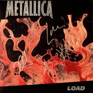 Photo of Metallica signed Load album