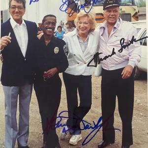 Photo of The Rat Pack and Shirley MacLaine signed photo