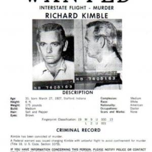 Photo of The Fugitive Wanted Poster Prop Print