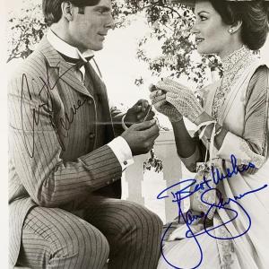 Photo of Somewhere in Time Christopher Reeve and Jane Seymour signed movie photo