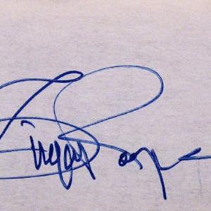 Photo of Ginger Rogers signature slip 