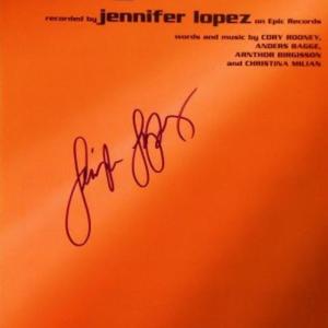 Photo of Jennifer Lopez signed sheet music