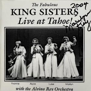 Photo of Marilyn King The Fabulous King Sisters Live at Tahoe signed CD