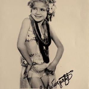Photo of Child actress Gayle Evergate signed photo