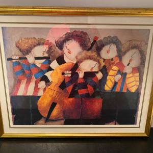 Photo of Framed and Double Matted Print - by Graciela Boulanger