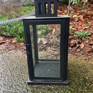 Photo of Black Metal/Glass Lanterns