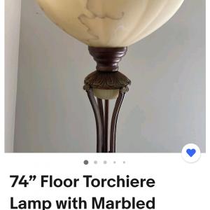 Photo of Torchiere Duel lighting lamp