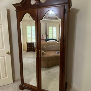 Photo of Mirrored Armoire 