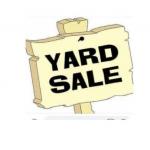 Yard Sale May 26,27,28,29 