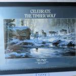 Lot 368: Large Picture: "Six-Pack" Celebrate the Timber Wolf, Artist Zoellick Si