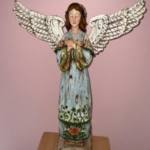 Photo of Napco Composite/Wood Angel statue