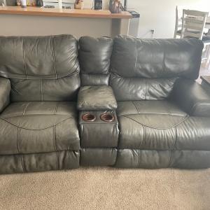 Photo of Leather Couch Set 